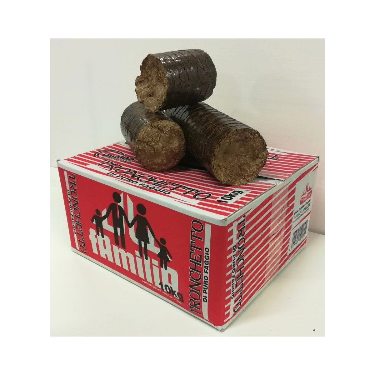 10kg Tronchetti di Legna da Ardere per Stufe Camini Segatura