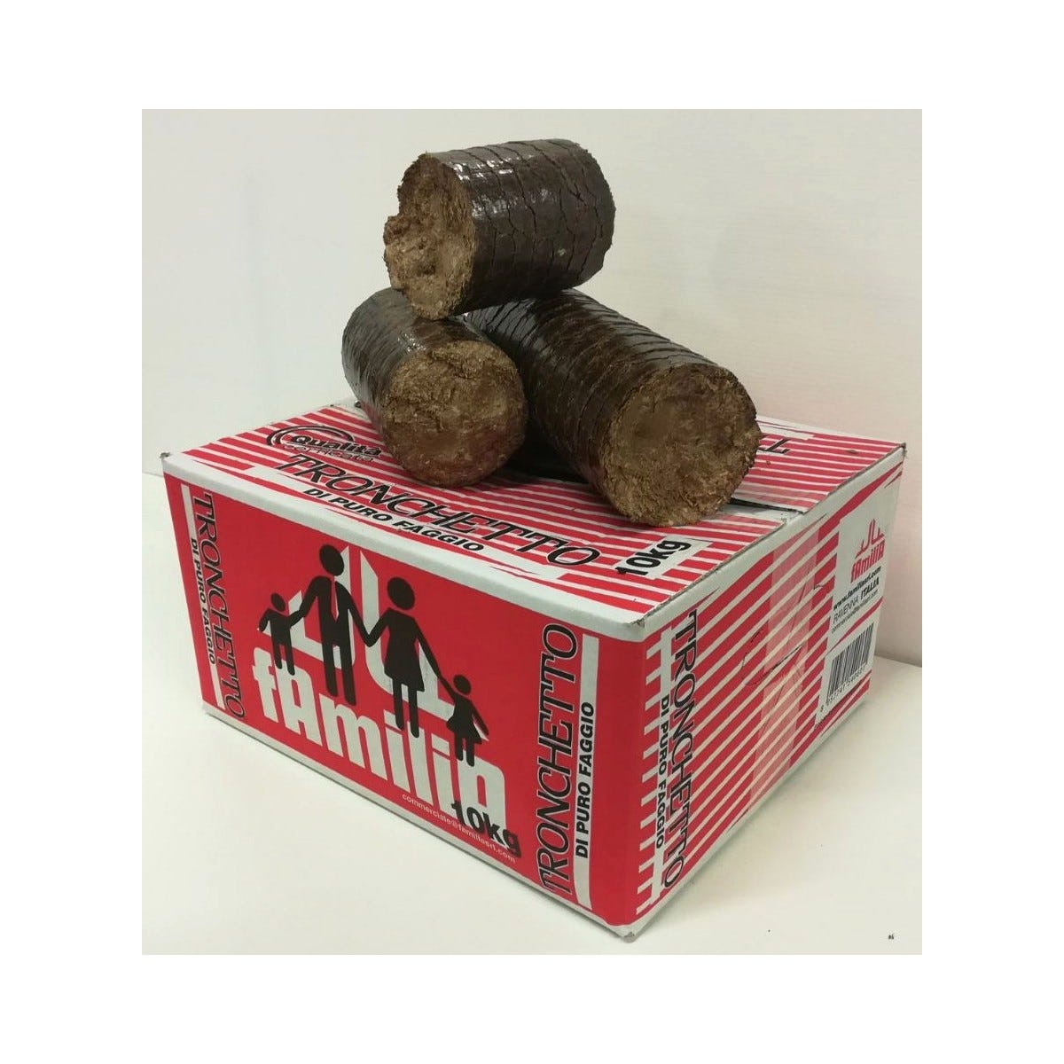 10kg Tronchetti di Legna da Ardere per Stufe Camini Segatura