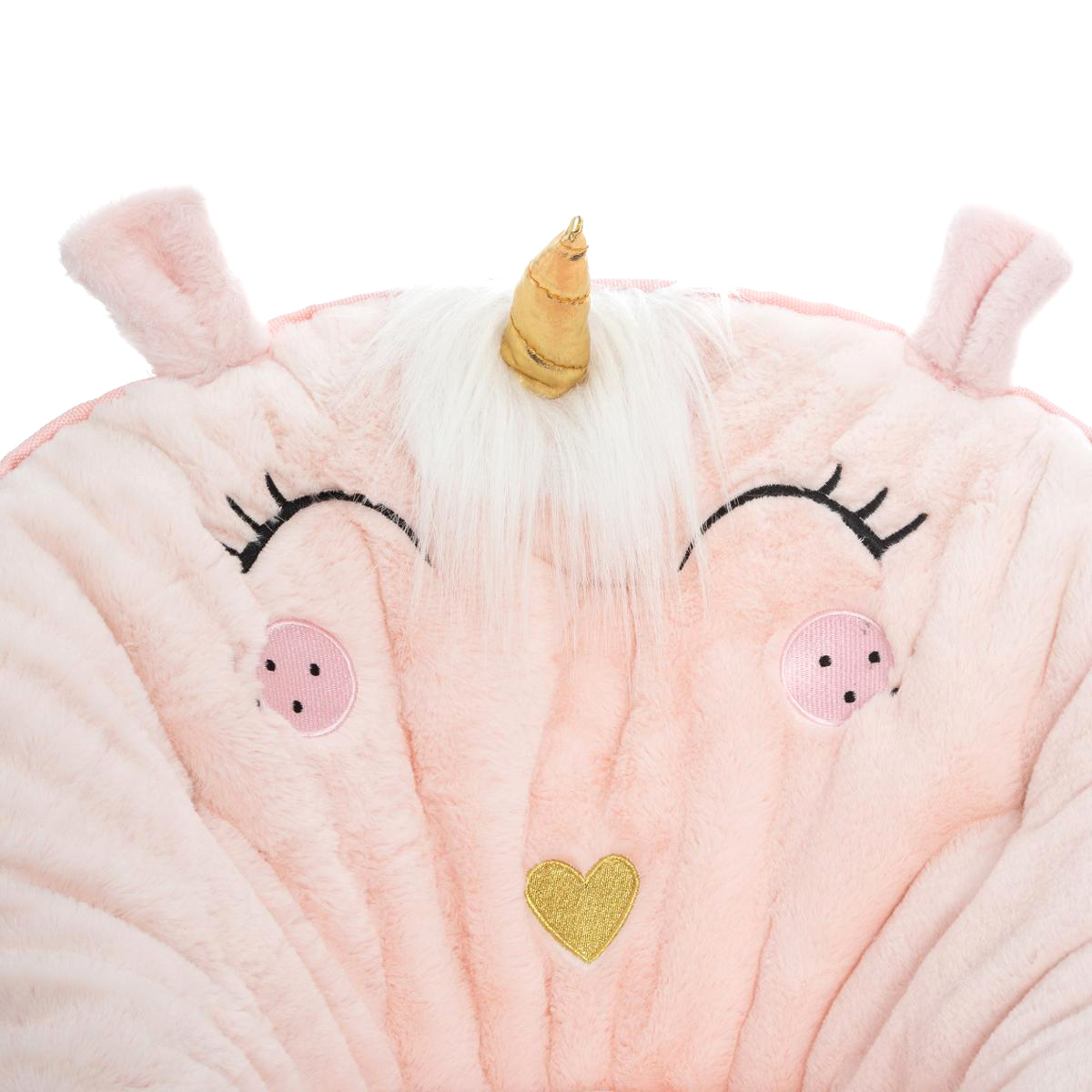 Atmosphera - Poltrona per bambini pieghevole con unicorno rosa chiaro - 8