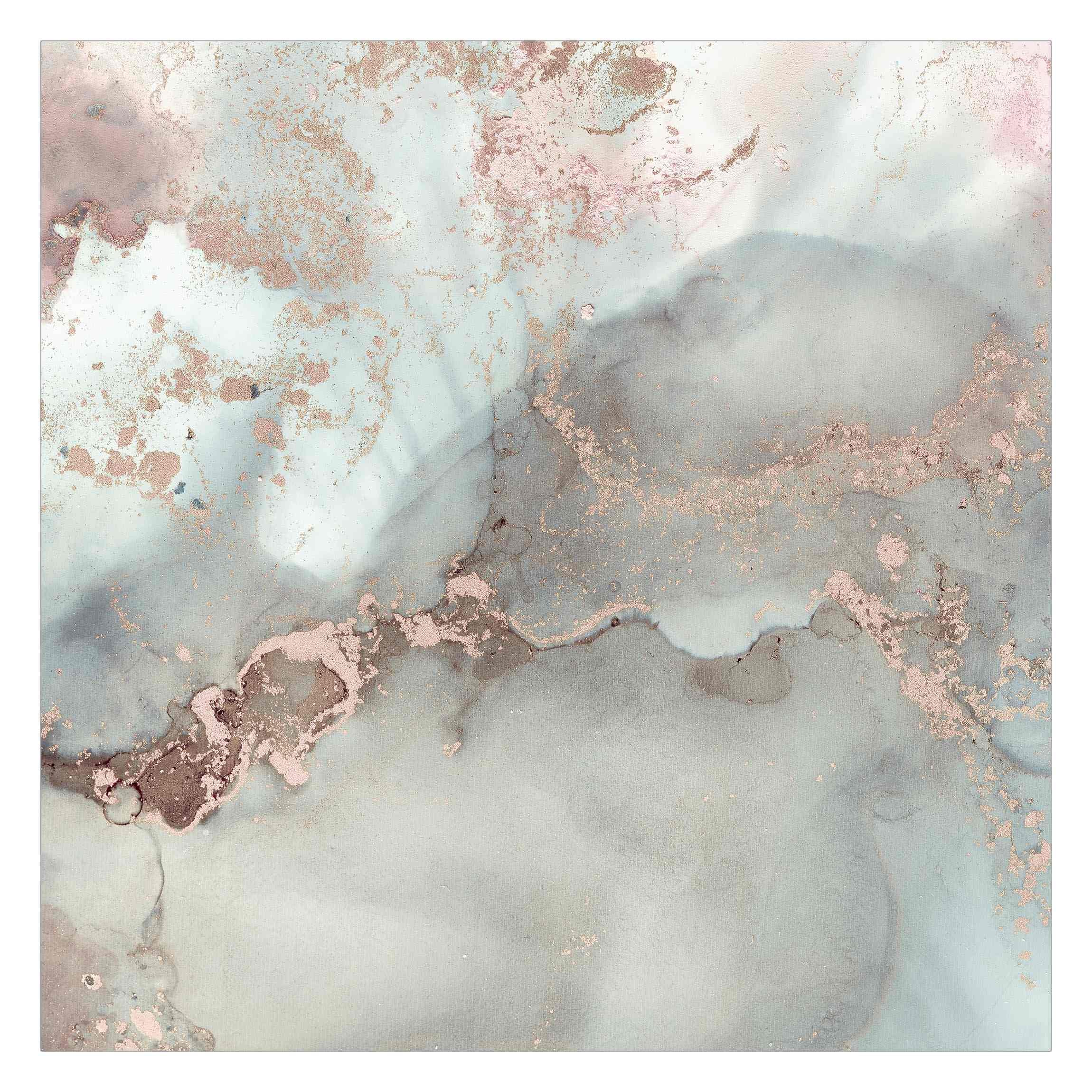 Papier peint panoramique abstrait art imitation pierre à motif marbre 245 - salon chambre cuisine couloir - Intissé 192 x 192 cm Smart - 6