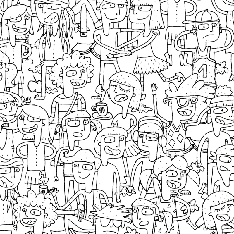 Fond d'écran de dessins animés pour