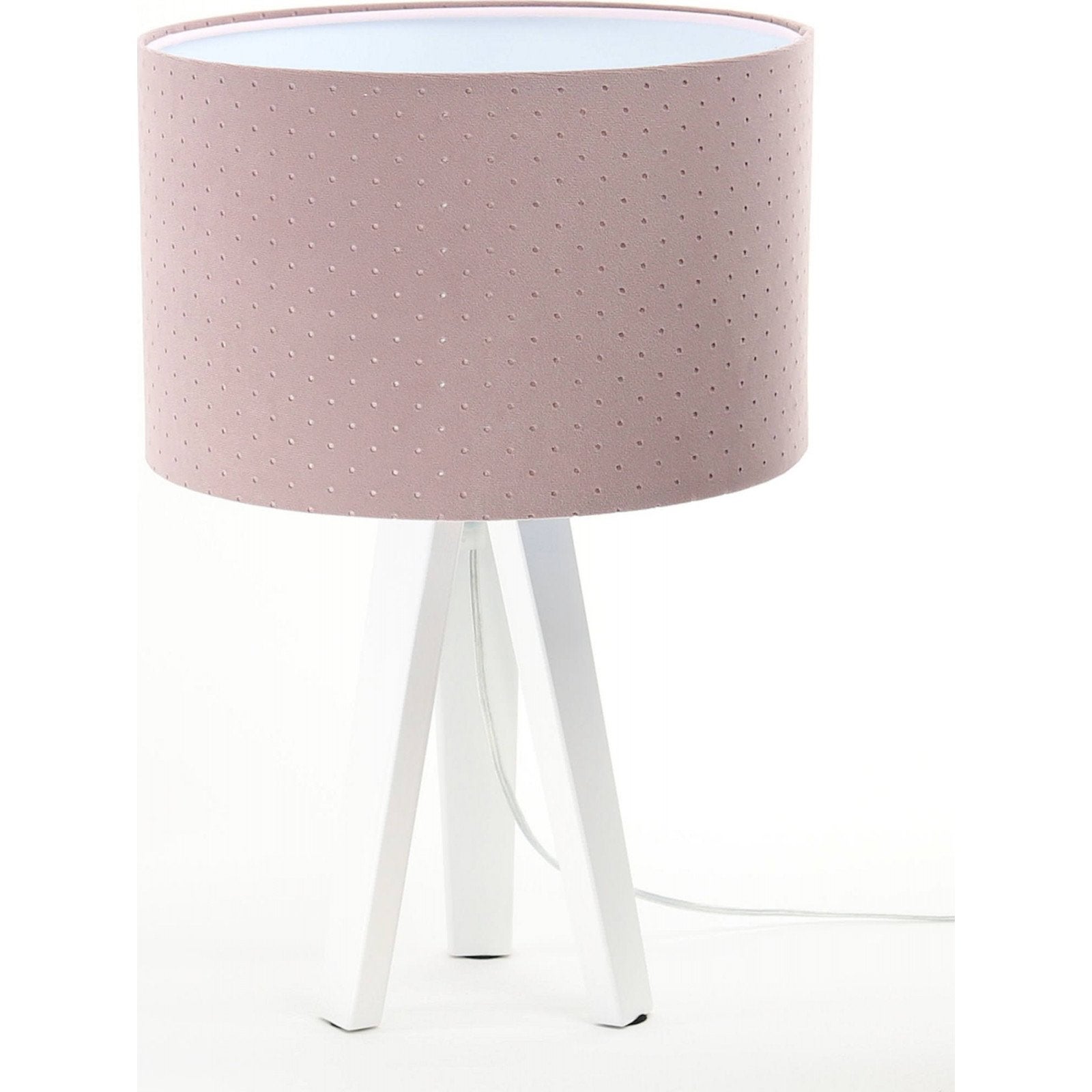 Lampe De Chevet En Marbre Rose – Neuf – Style épuré