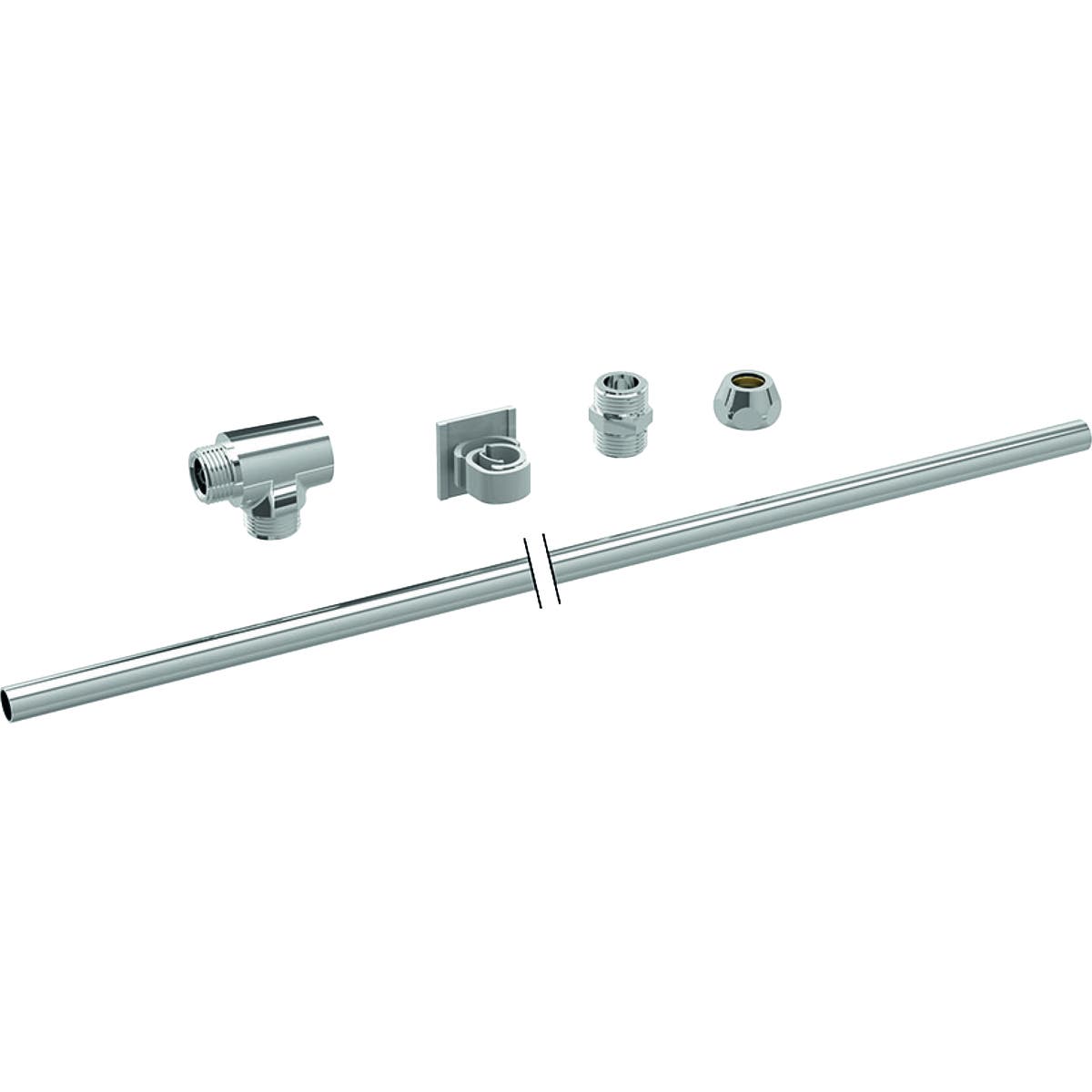 Geberit water connection set for surface-mounted flush-mount box, for AquaClean Tuma WC tops, 147.034.00.1