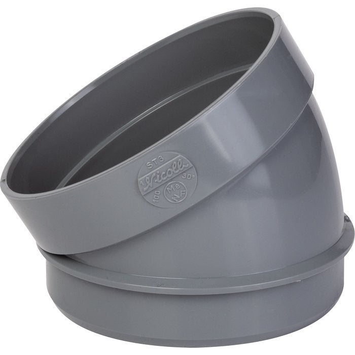 Tuyau Ventilation PVC Awenta - Diamètre 125/128 Mm, Longueur 50 Cm - Résistant -15°C à 60°C - Blanc