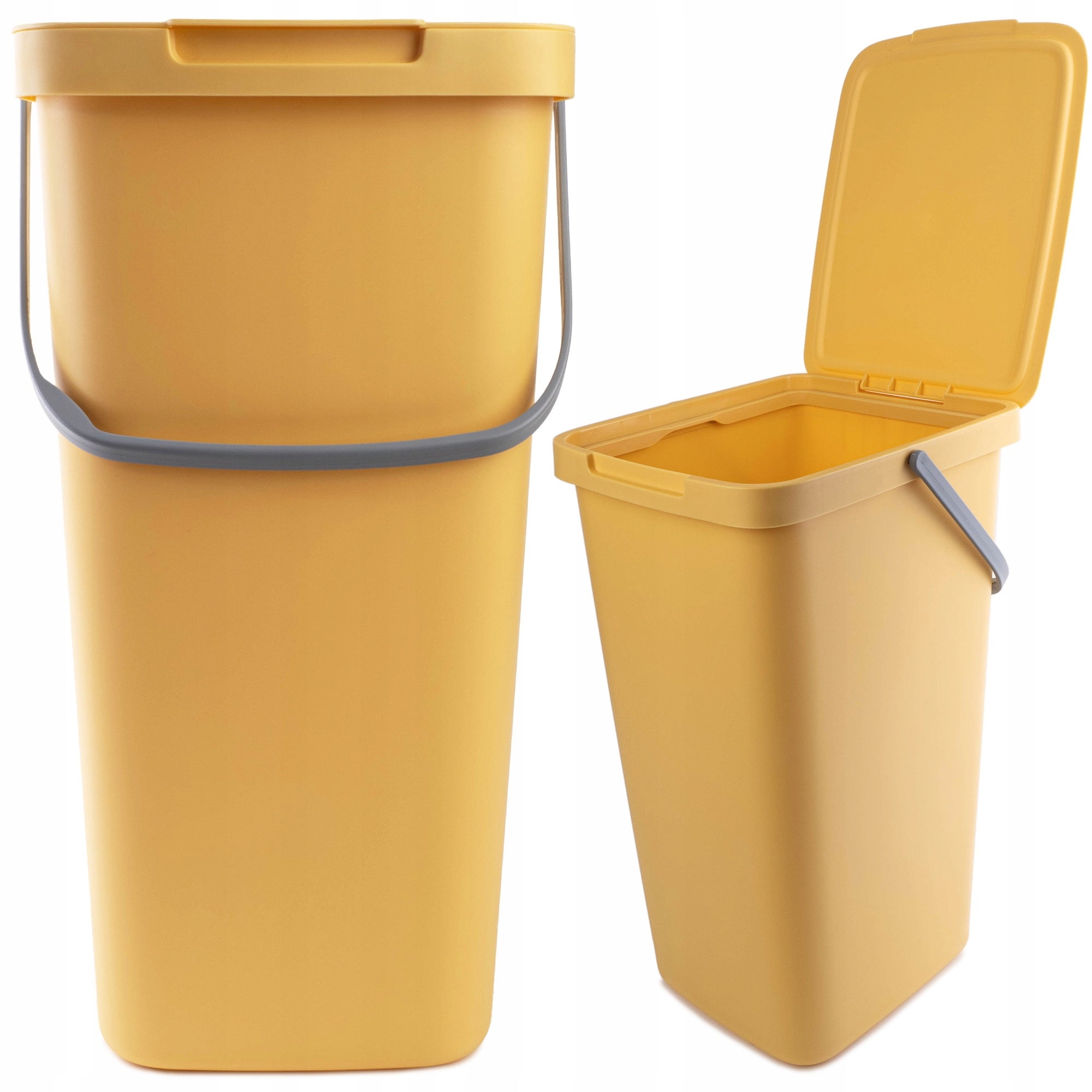 KOSZ NA ŚMIECI POJEMNIK NA ODPADY Z POKRYWĄ 25L KUBEŁ DO SEGREGACJI