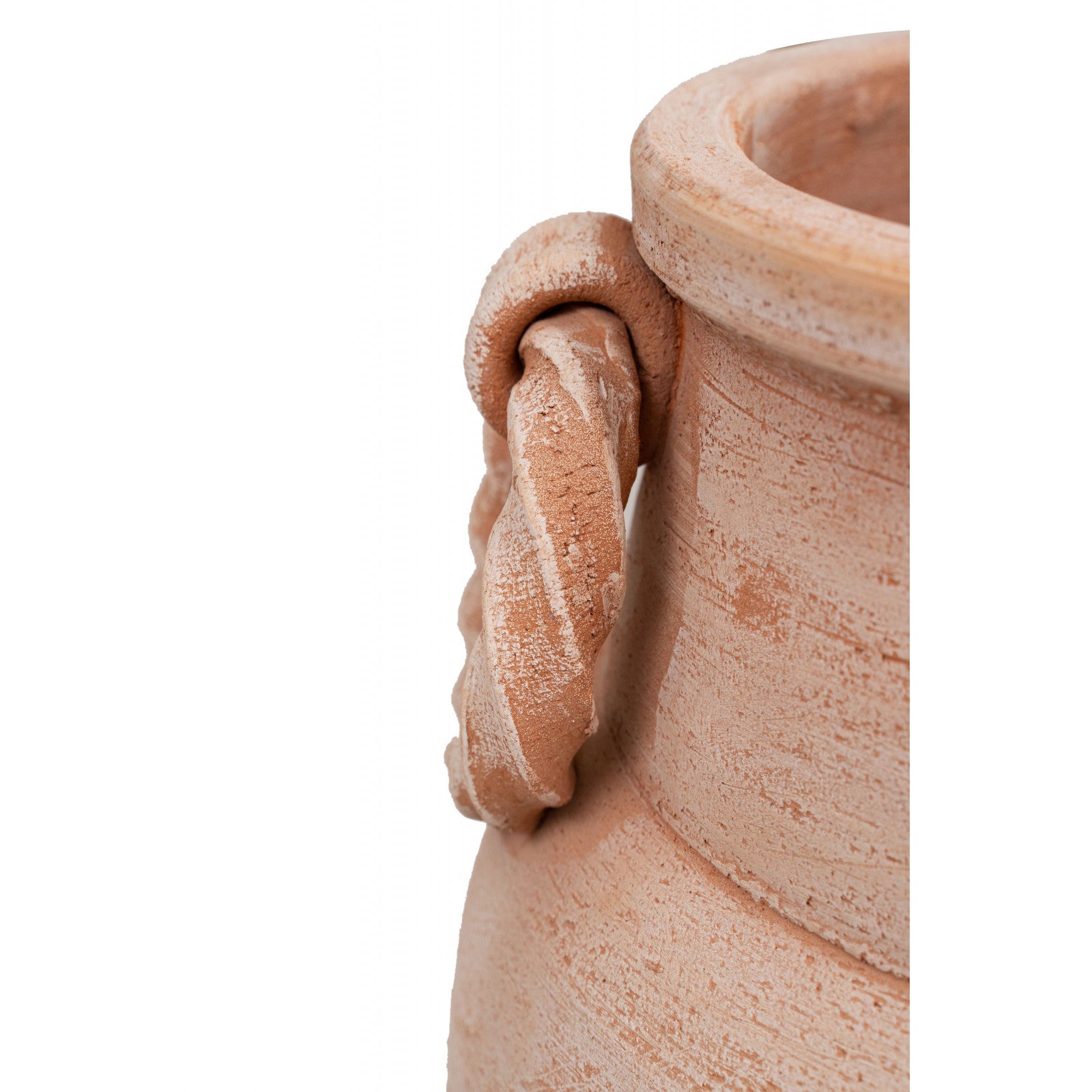 BISCOTTINI Porte-parapluie Terre Cuite Fait Main - Vase Extérieur Intérieur - Porte-parapluie d'Entrée 32x46cm - 8