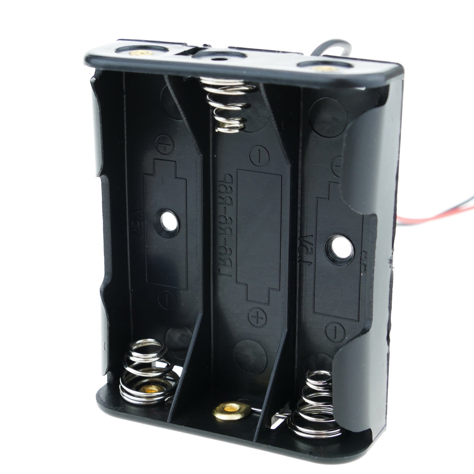 Portabatterie piatto per 3 batterie AA - 2