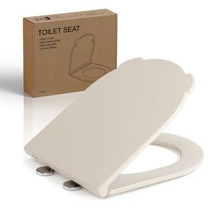 UISEBRT Asiento De Inodoro Con Descenso Automático, Tapa De Inodoro Premium Antibacteriana, Tapa De Inodoro De Duroplast, Gotas De Rocío