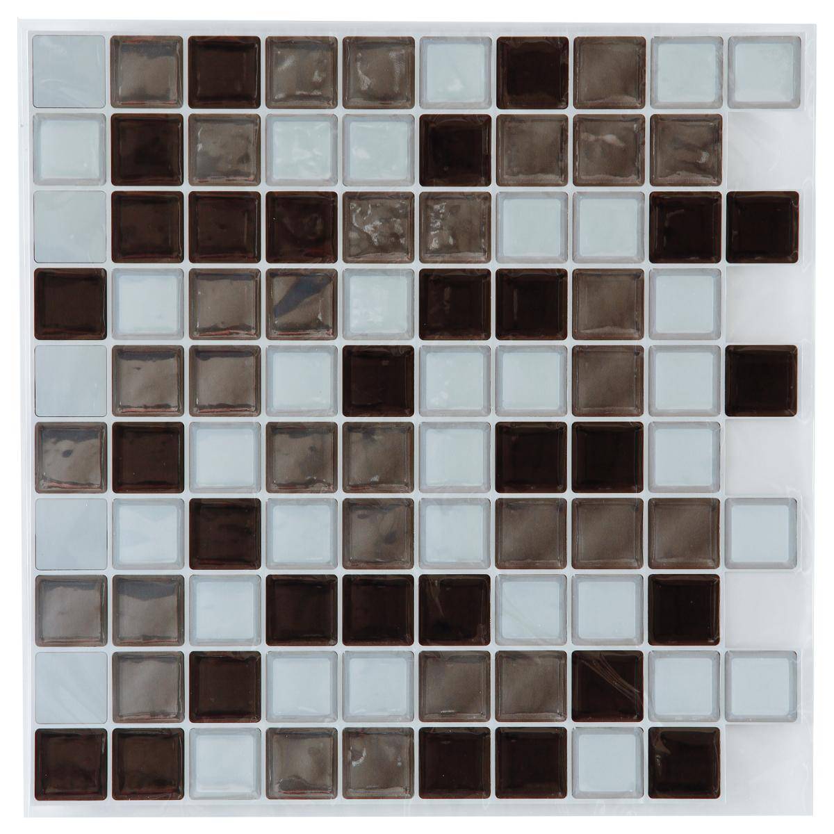 Sticker Carrelage Carré Noir - Atmosphera Créateur d'intérieur | Leroy ...