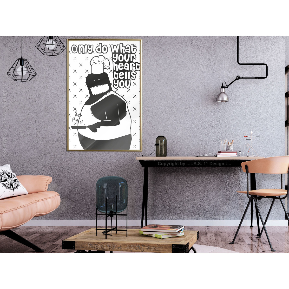 Affiche Murale Encadrée 