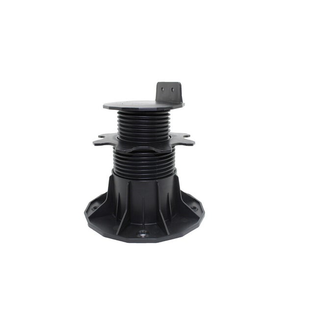 PLOT RÉGLABLE DE 66 À 145 MM POUR TERRASSE BOIS ET COMPOSITE - Coloris - Noir