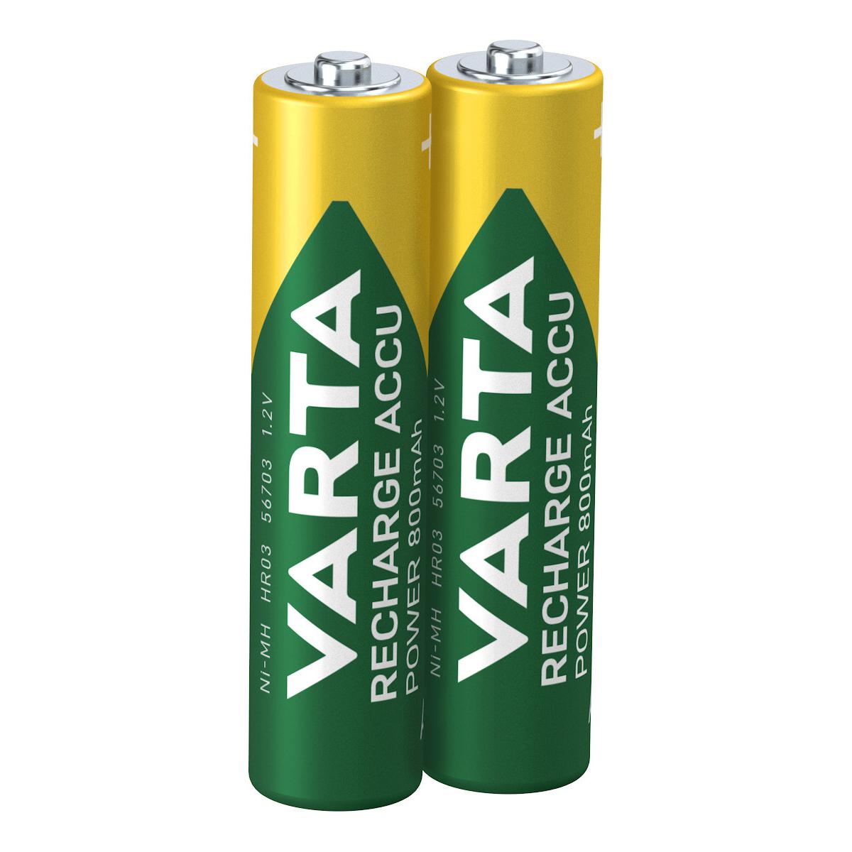 Baterie wielokrotnego ładowania VARTA Ready2Use AAA 800 mAh Wstępnie naładowane