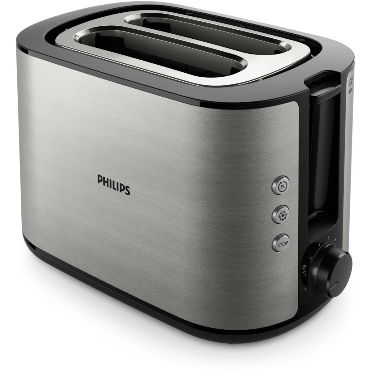 Tostapane Philips HD2650 - Acciaio Inox Con 8 Livelli Doratura E Scaldapanini - Foto 4