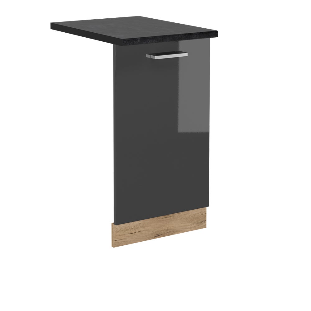 Vicco Panel przedni zmywarki R-Line, Antracyt wysoki połysk, 45 cm , BP Antracyt
