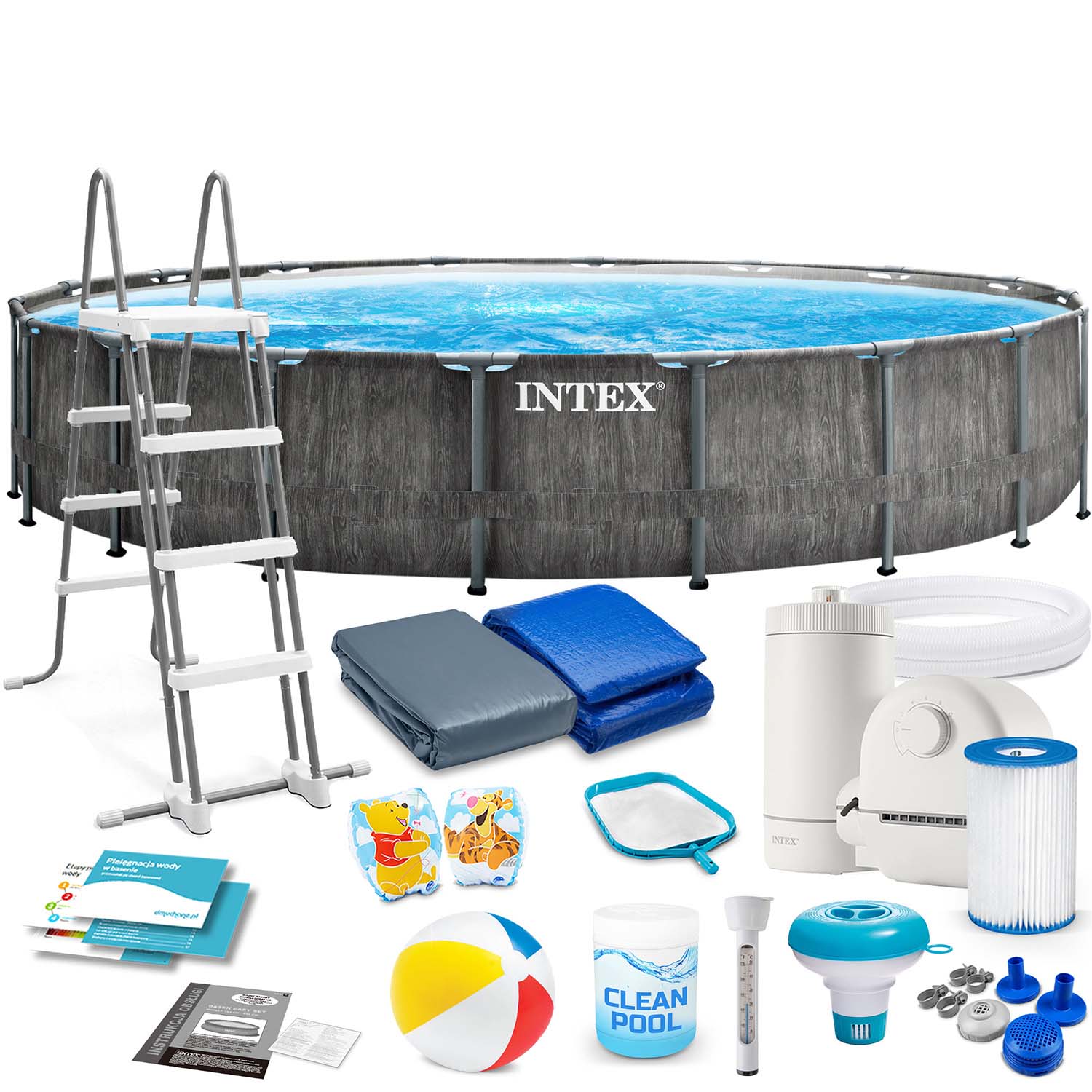Basen stelażowy z pompą Intex 18w1 549x122cm 26744