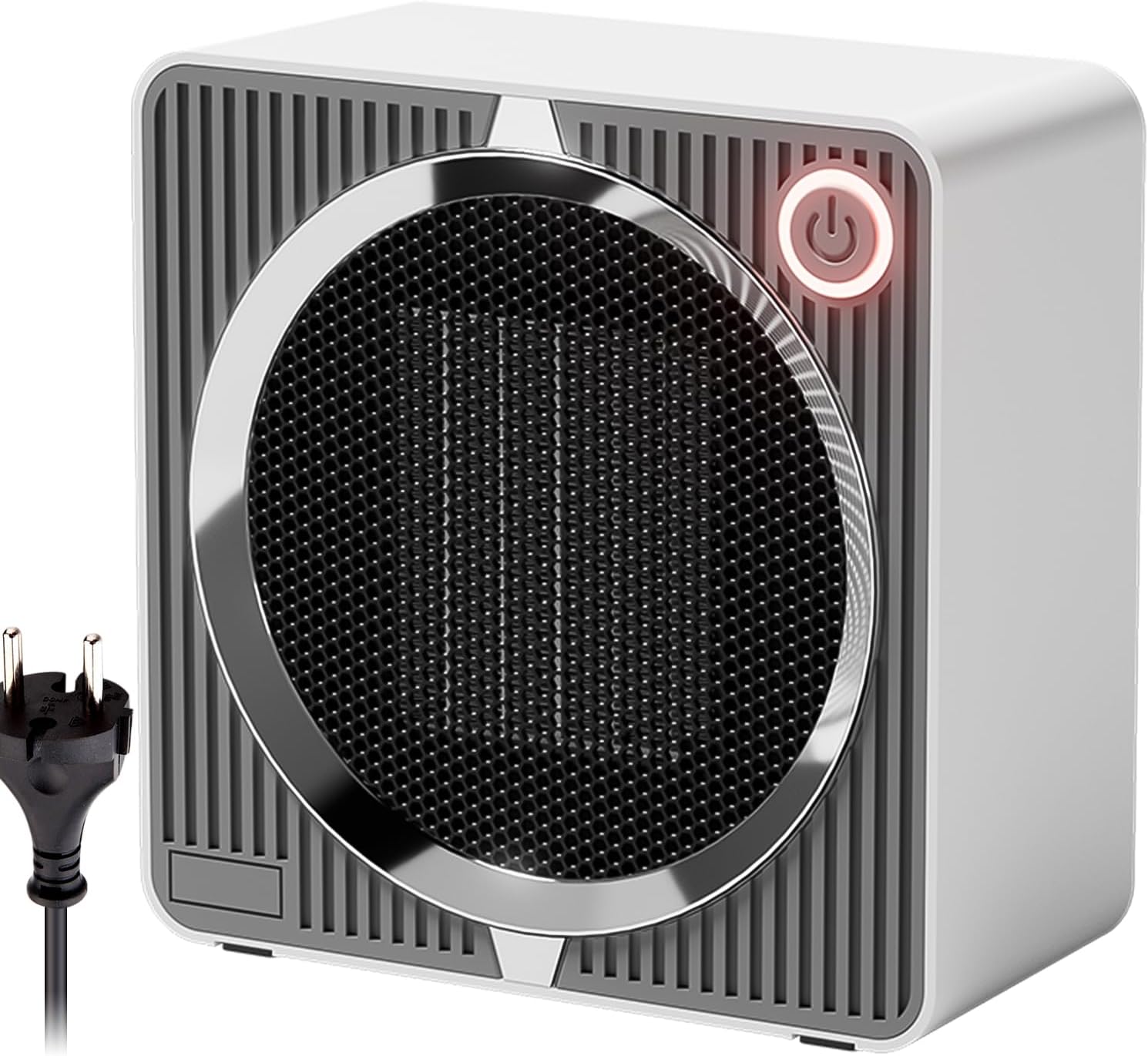 Chauffage D'Appoint Céramique 500W - Mini Radiateur Soufflant PTC, Silencieux Et Sécurisé - 4