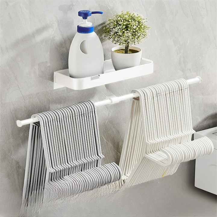 Home Deluxe - Lot De 4 Crochets Pour Panneau Acoustique SCAF – Env. 4,3 X 2,6 Cm, Poudré, Couleur Noir, Pour Suspension, étagère Murale, étagère Suspendue