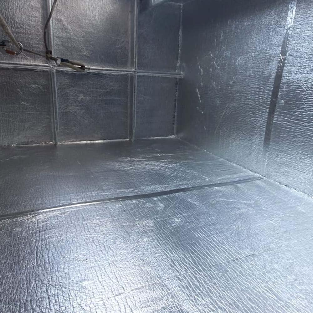 Isolation thermique 100 % aluminium avec mousse (5 m x 1,20 m) - Isolation pour maisons, porches, radiateurs, caravanes et fourgons - 3