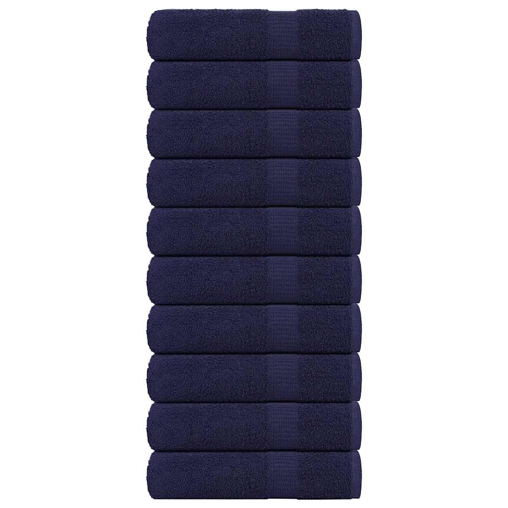 Ręczniki kąpielowe FROGN 10 szt. Granatowy 360 g/m² vidaXL