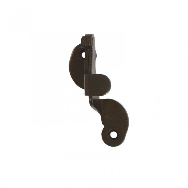 Support d'espagnolette acier prépeint, H.90 x L.50 x P.35 mm