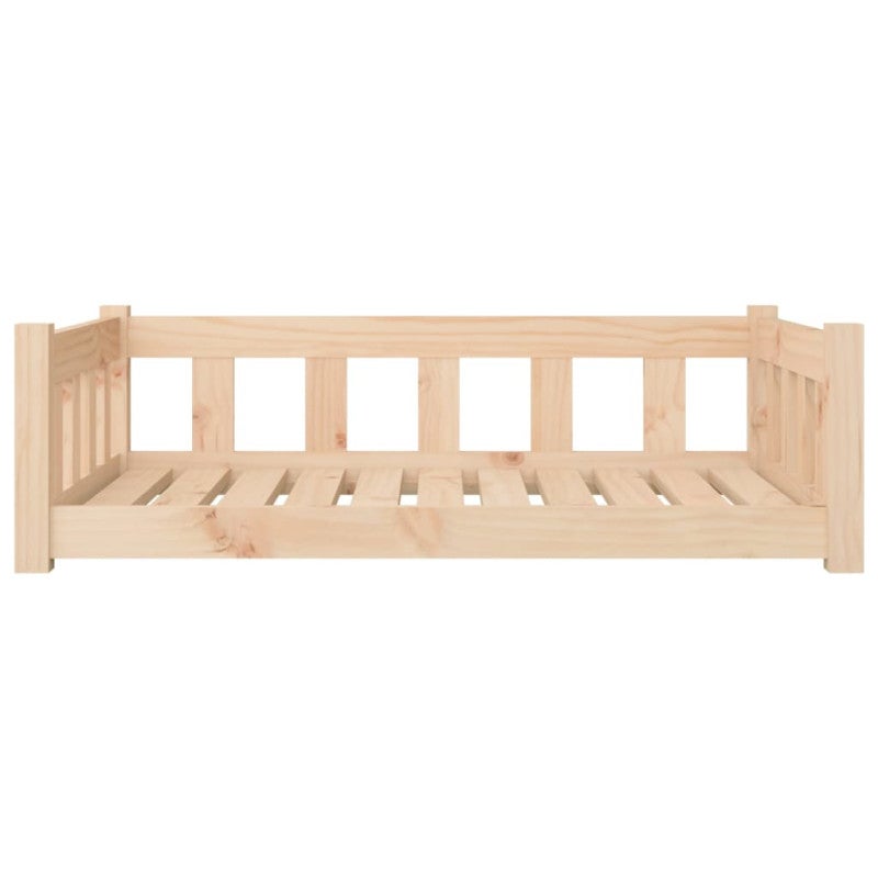 Cama para perros madera maciza de pino 95,5x65,5x28 cm vidaXL - 4