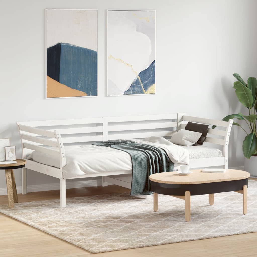Lit Ado Empilable avec Sommier 90x190 cm Happy, en Bois Massif