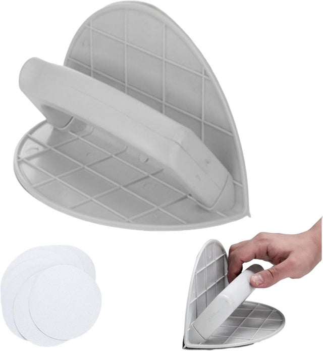 Ponceuse d'angle auto-adhésive semi-circulaire avec 10 papiers abrasifs, idéale pour les coins étroits et les courbes, projets de bricolage, kit