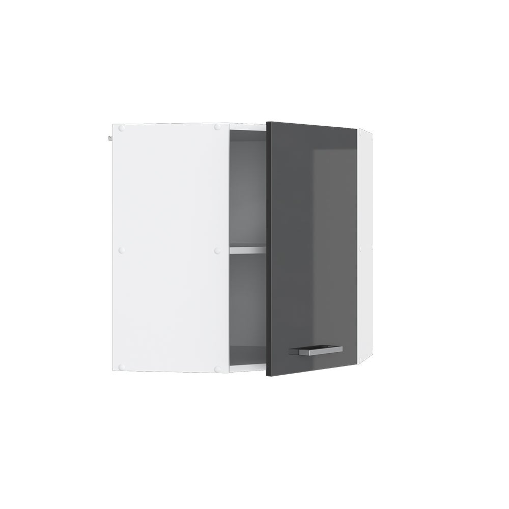Vicco Elément haut de cuisine R-Line, Anthracite Haute brillance, 57cm - 4