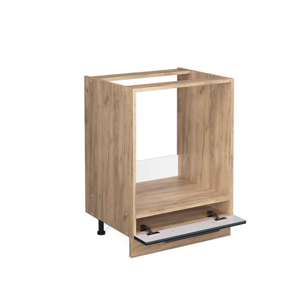 Vicco Meuble pour four Fame-Line, Bleu foncé brillant, 60cm sans PT - 4