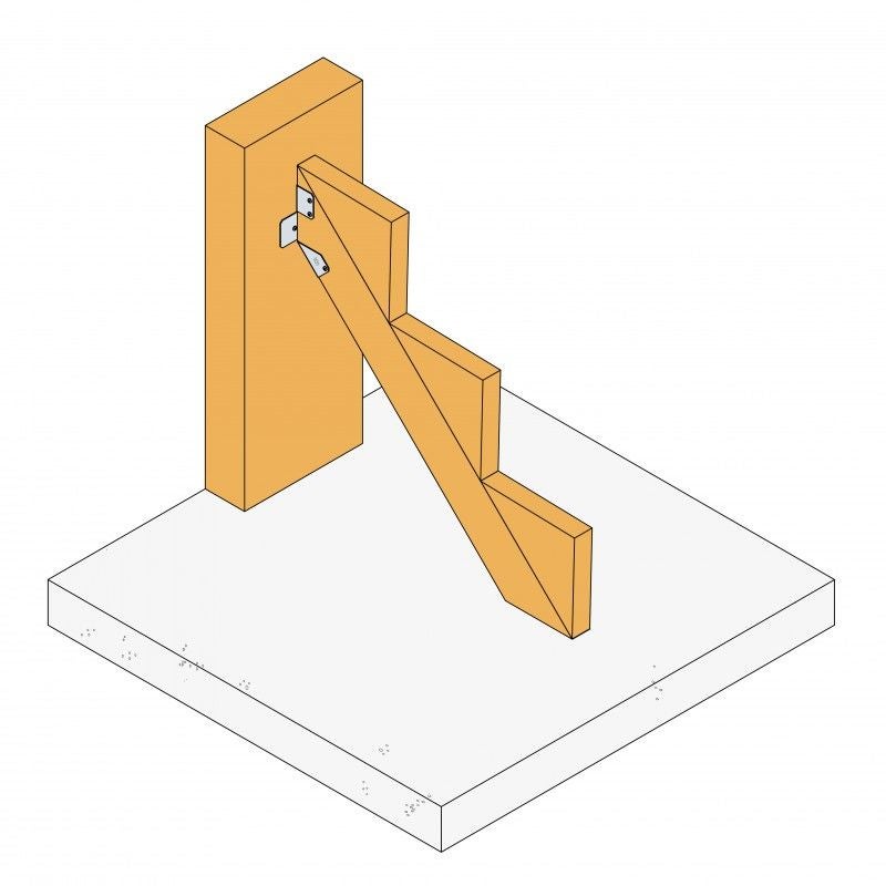 Sabot à pente réglable 100 mm - SIMPSON - 2