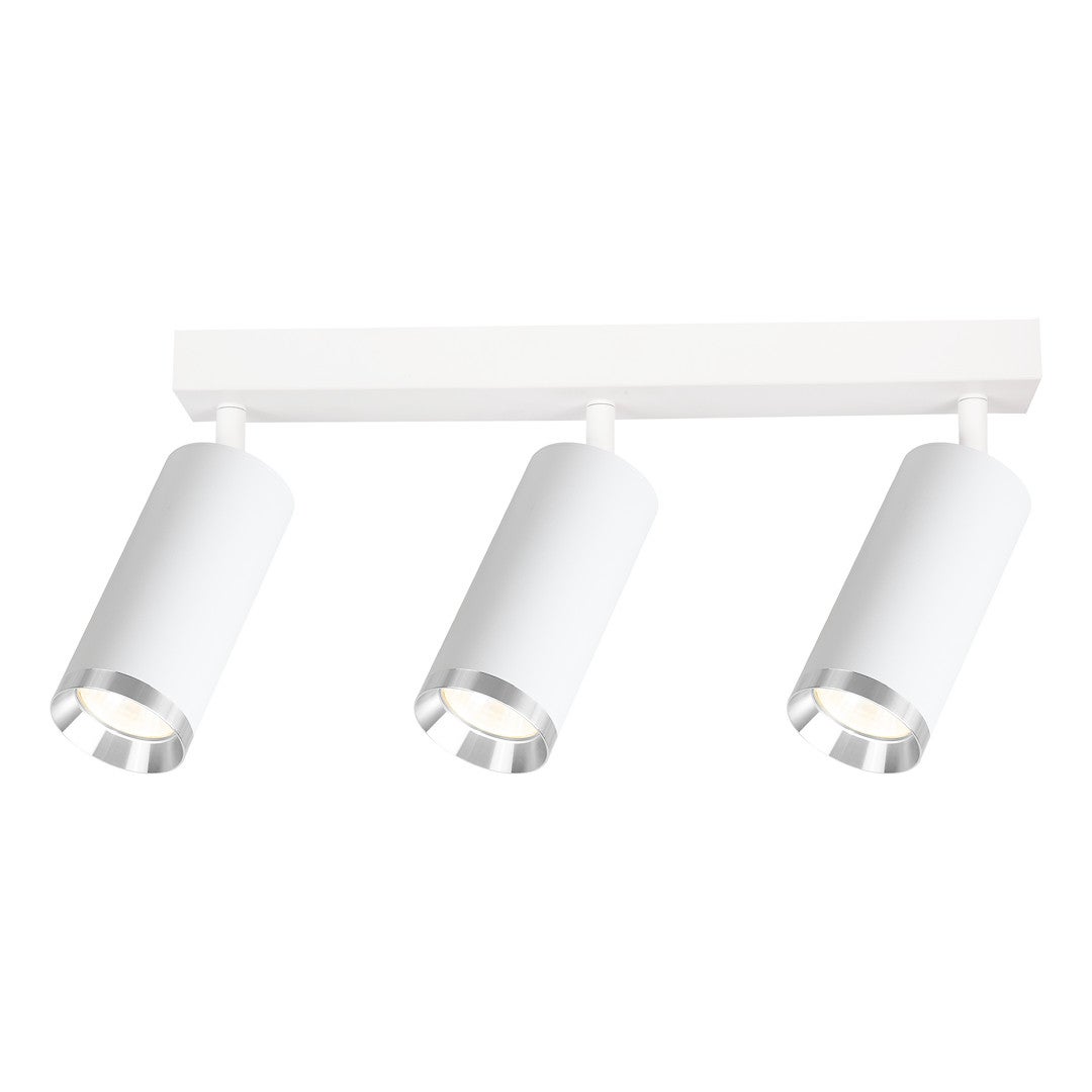 Reflektor sufitowy Spot MICA biały 3xGU10x10W wym: 19,5 x 39 x 6 cm IP20 Milagro