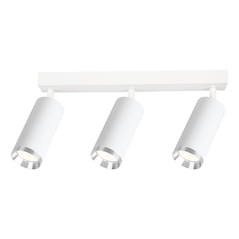 Reflektor sufitowy Spot MICA biały 3xGU10x10W wym: 19,5 x 39 x 6 cm IP20 Milagro