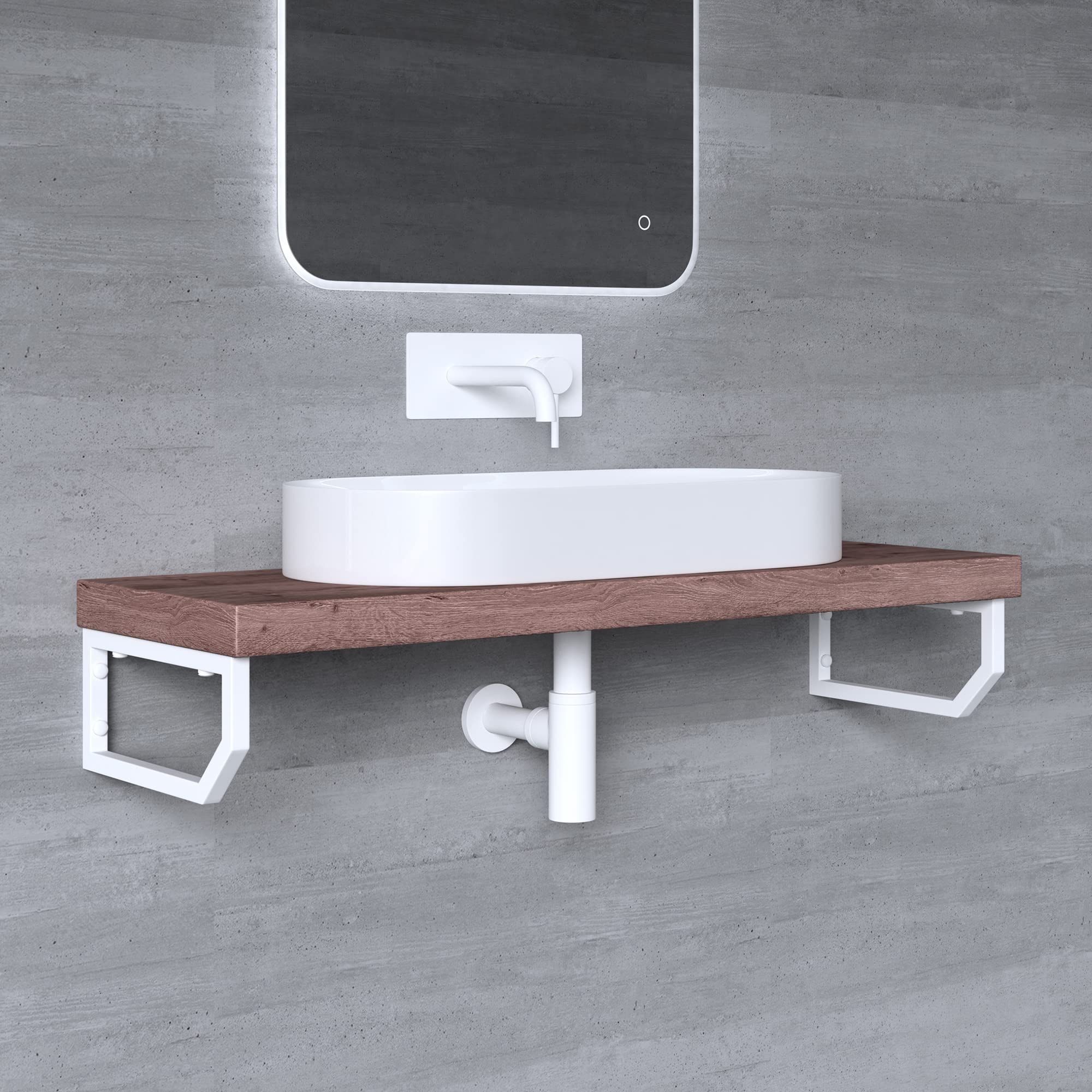 Lot De 2 équerres De Fixation L En Acier Inoxydable - 24x165x120 Mm épaisseur 3 Mm - Support D'angle Pour Meuble, Table, Bibliothèque - Avec Vis