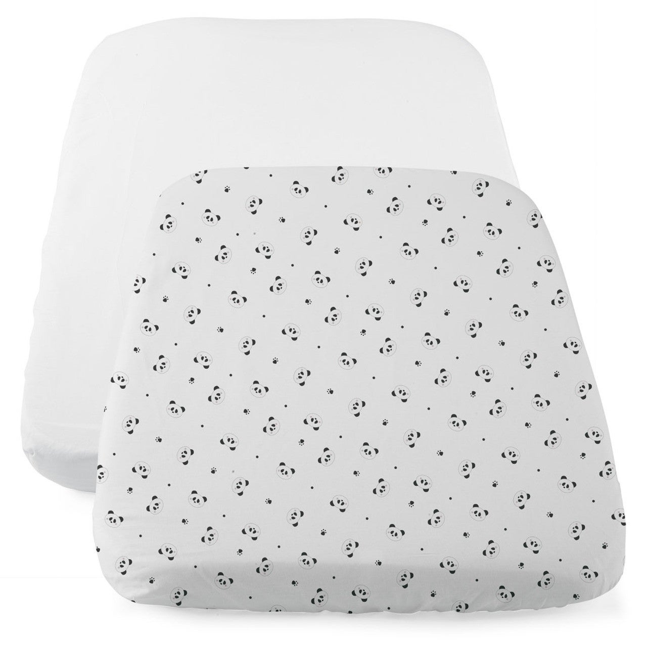 Housses De Matelas Chicco Next2Me - 2 Draps Housses Élastiques 100% Coton - 50x83 Cm - Pour Nourrissons