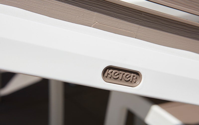 TAVOLO ESTENSIBILE HARMONY KETER PP BIANCO CAPPUCCINO CM 160/240X100 H.CM 75 - 6