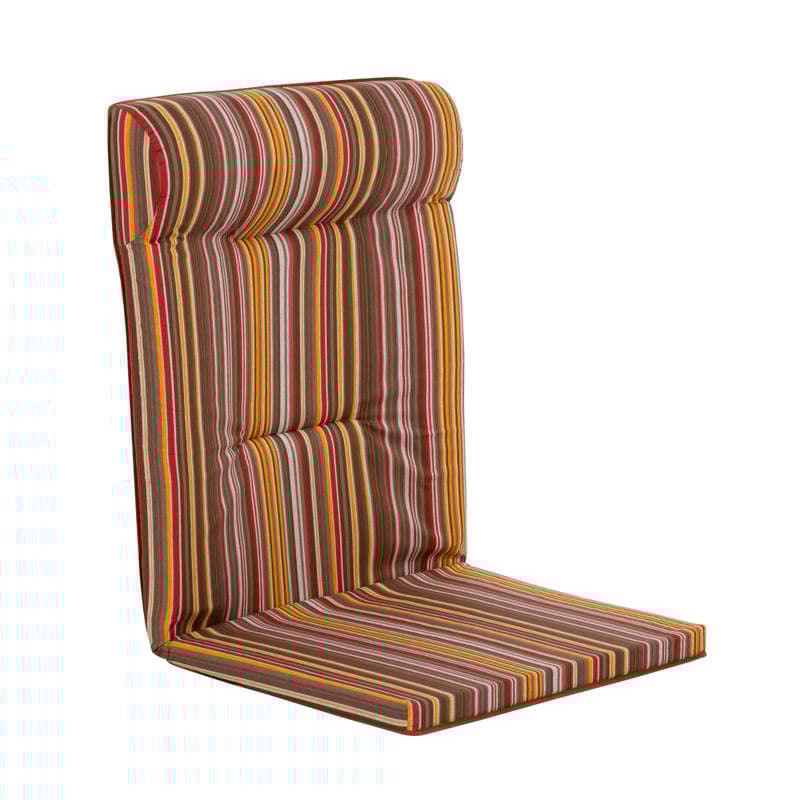 Poduszka na fotel ogrodowy 122 x 58 cm Bilbao Hoch XL brązowy/pomarańczowy PATIO