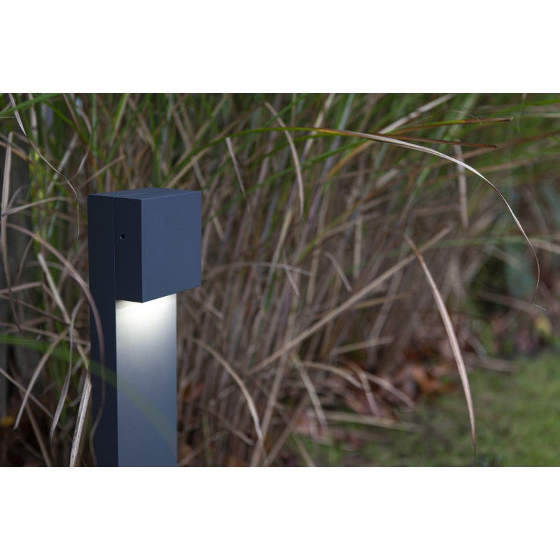 Lampa ogrodowa stojąca Gemini antracyt LED 9.2W 4000K 800lm IP54 wym: 65 x 11 x 9,2 cm aluminium Lutec - 6