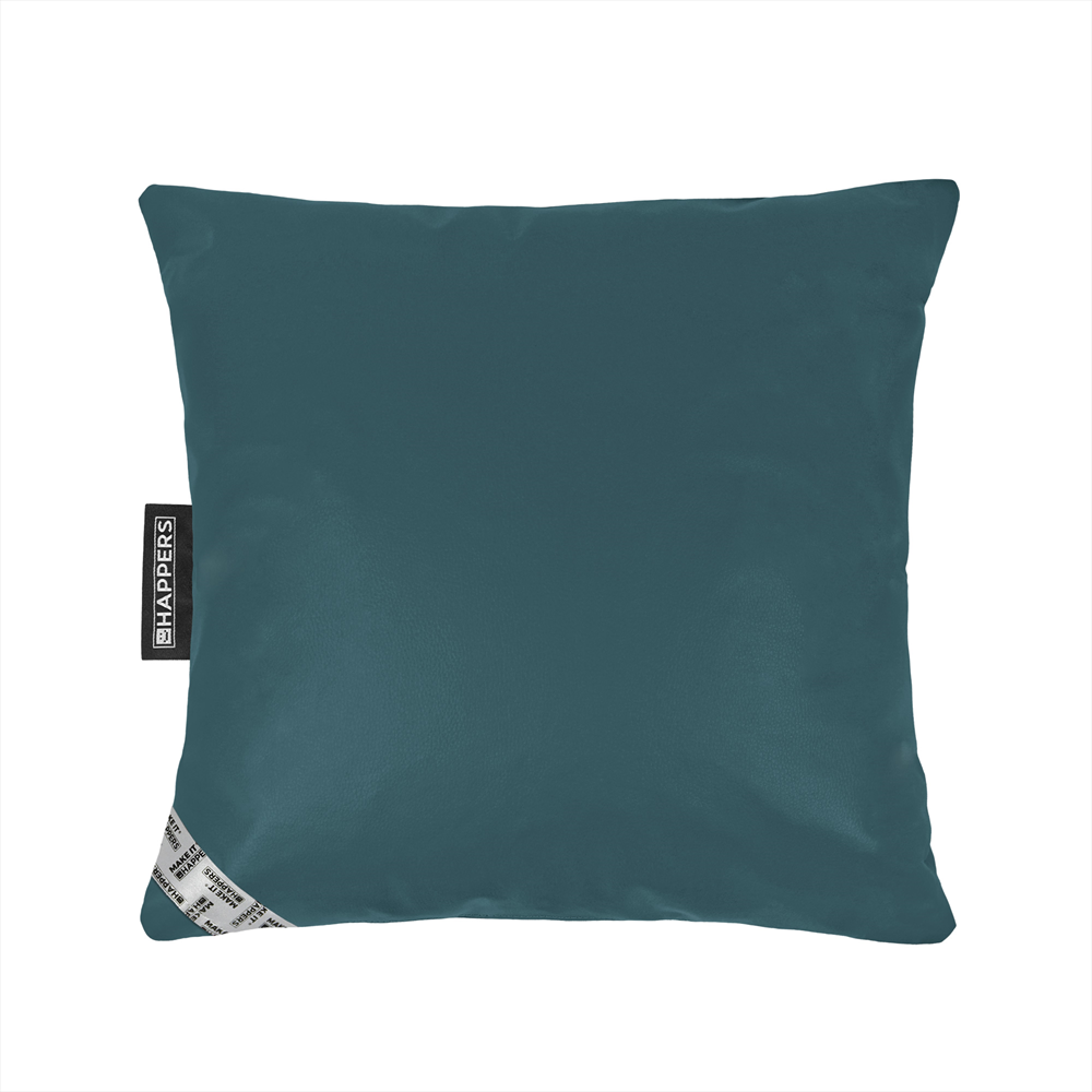 Coussin Similicuir Indoor Glacier Happers 50x50 - 2