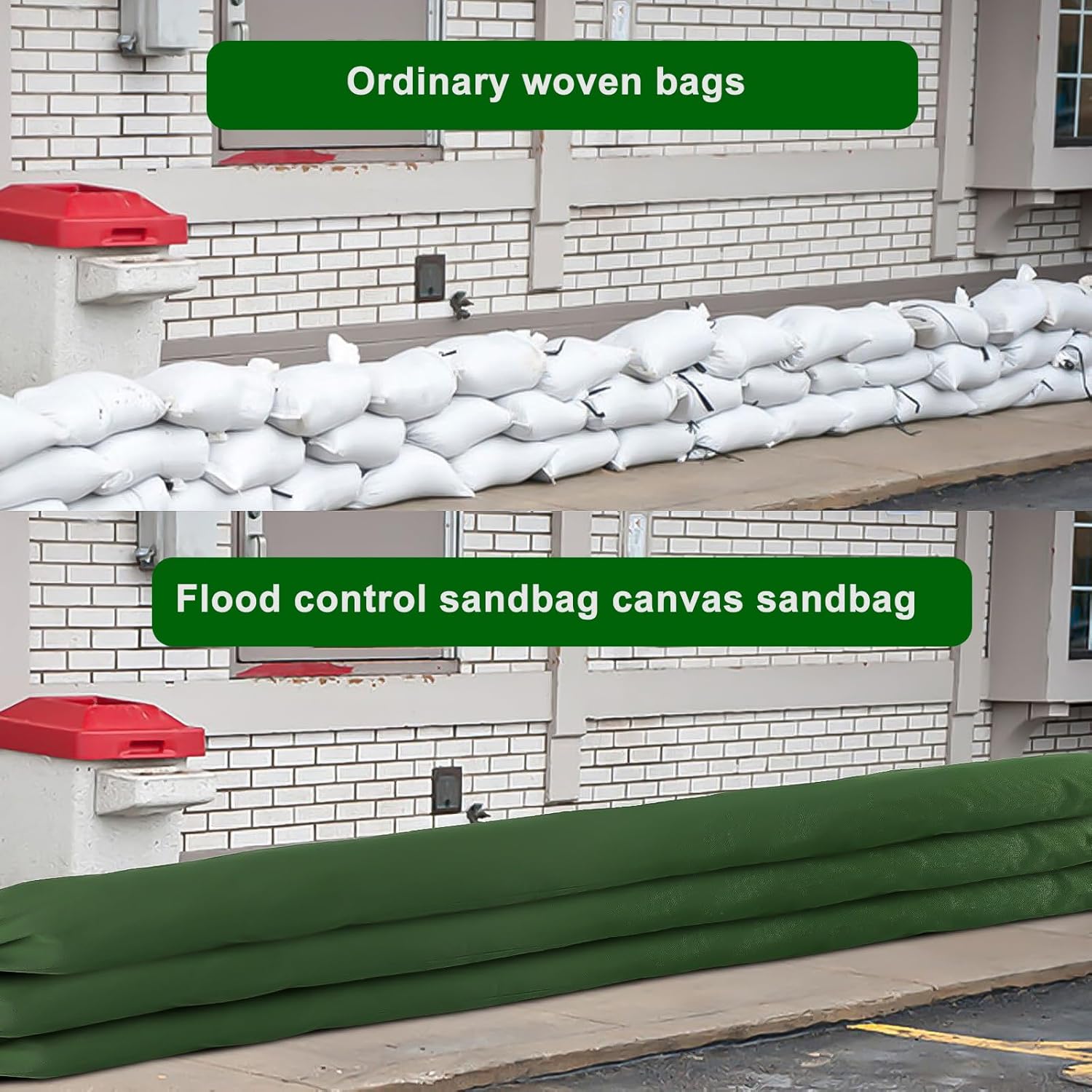Système Anti-Inondation Réutilisable: 3 Sac de Sable Longue Durée, Protection Efficace Contre les Inondations, pour Portes et Fenêtres (19 * 150cm) - 5