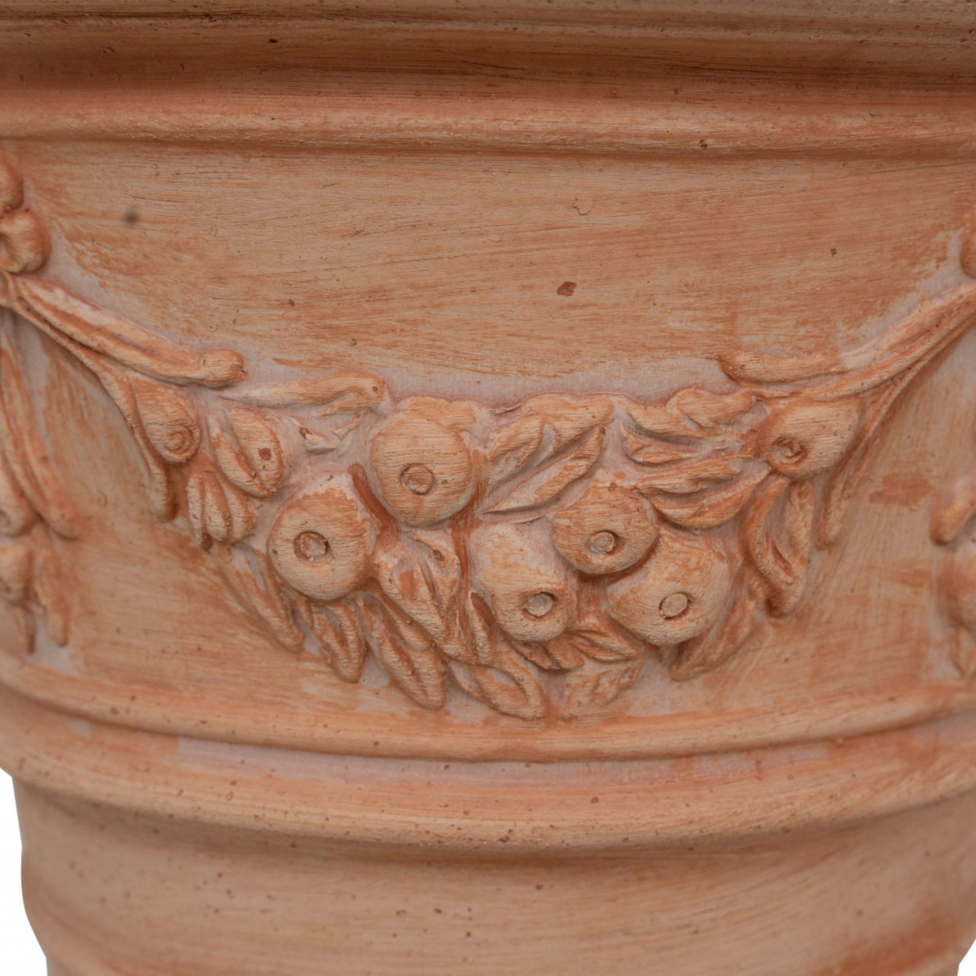 BISCOTTINI Pot en terre cuite fait main 30x25cm - Pot de jardin résistant au gel - Pot pour bonsaï d'intérieur et d'extérieur - 8
