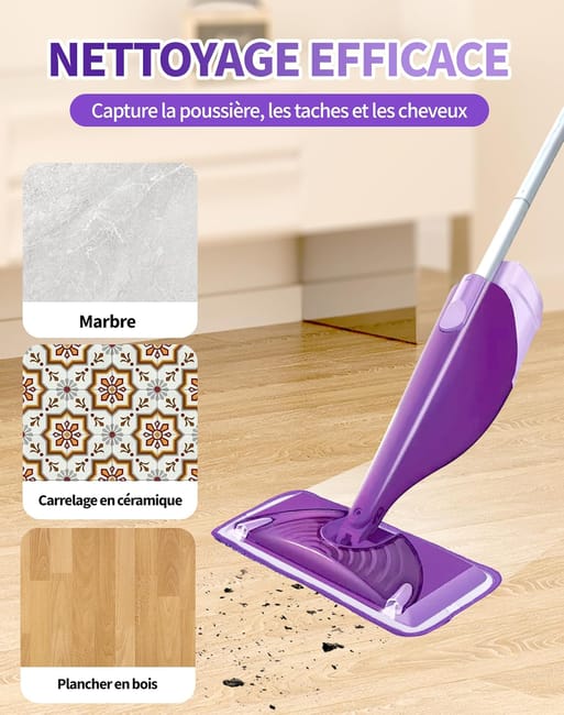 Paños de repuesto de microfibra reutilizables compatibles con Swiffer Wet Jet, paquete de 3 - 6