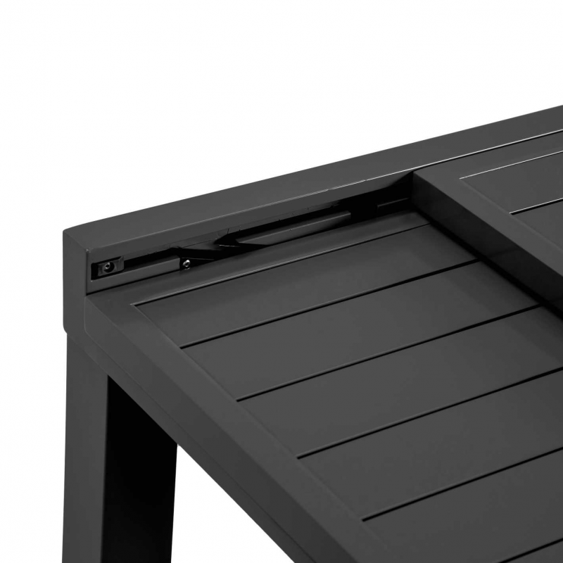 Table en aluminium Sullivan extensible anthracite 150x90x73 - 8