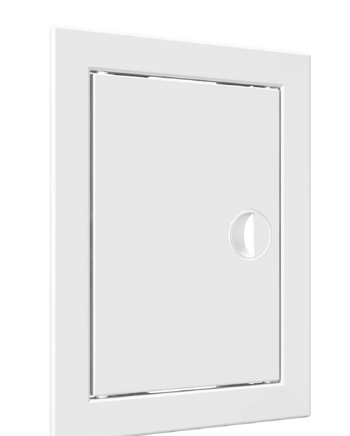 Sportello Di Ispezione, 100x100 Mm, Senza Spatole, 10x10 Cm, Pronto Per Essere Verniciato, In Cartongesso Da 12,5 Mm, Con Telaio In Alluminio, Apertura Di Manutenzione, Adatto Per Ambienti Umidi - 10