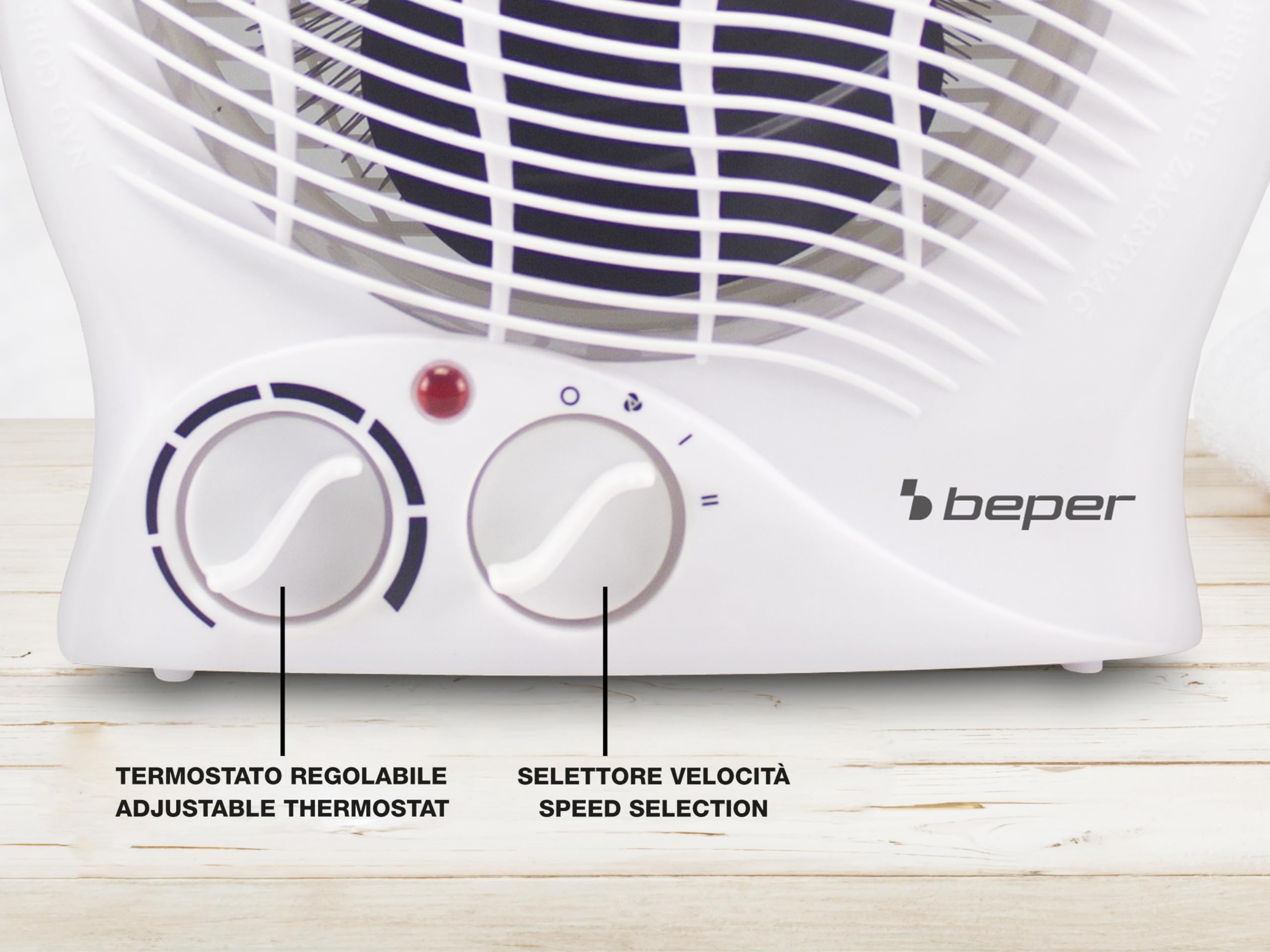 Termoventilatore Da Bagno BEPER 2000W - Con Termostato Regolabile, Modalità ECO E Ventilazione, Maniglia Per Trasporto - Foto 4