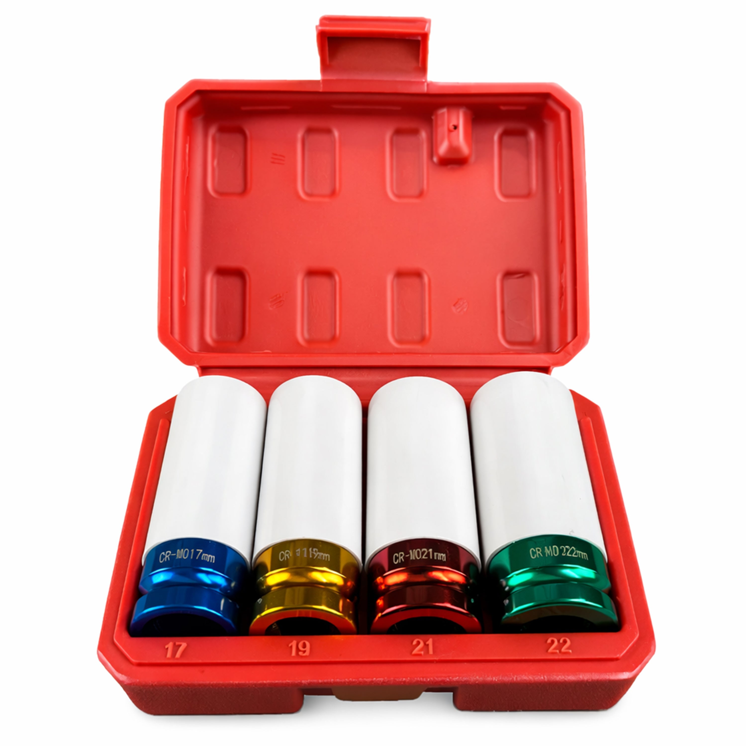 Set 4 tubulare cu protectie pentru jante aliaj 1/2 17-22mm GEBO TOOLS 4buc