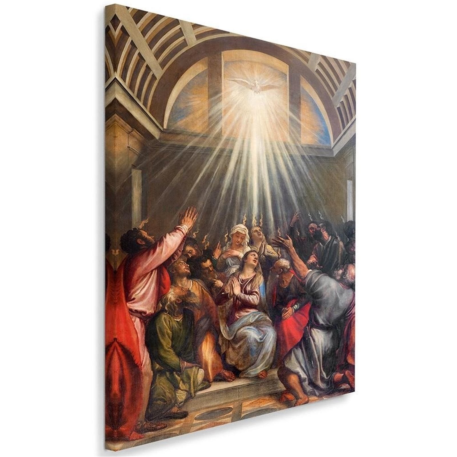 Tableau titian de la pentecôte à venise - 40 x 60 cm - 2