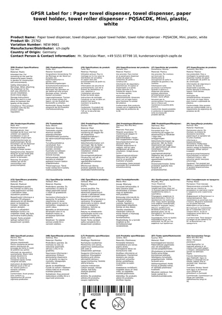 Dispenser Carta Igienica Touchless Intelligente 2025 - Elettronico Senza Contatto Per Bagno E Cucina - Foto 11