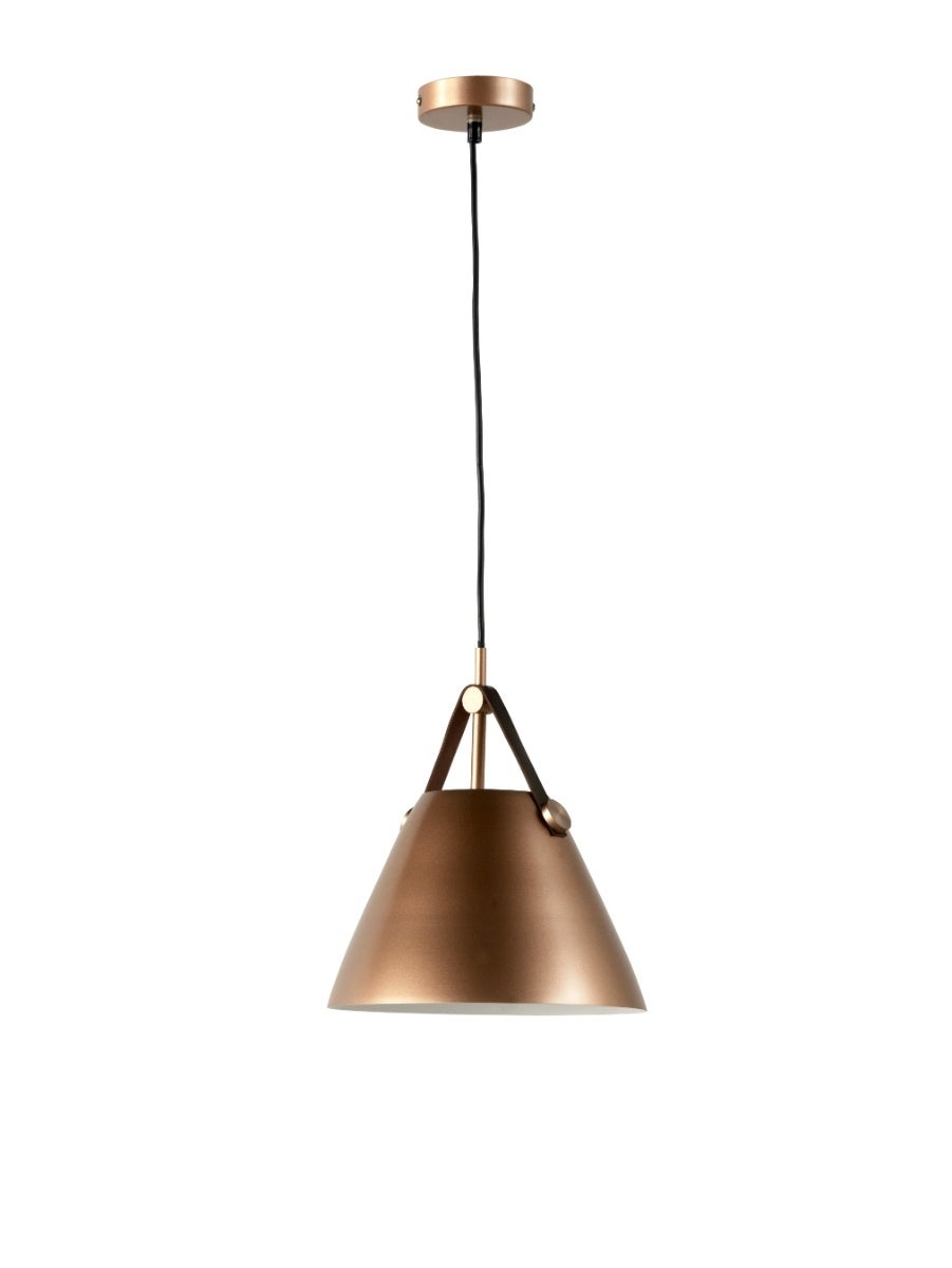 Suspension TRURO 2 E27 1X60W En Acier Cuivré Antique D370mm | Leroy Merlin