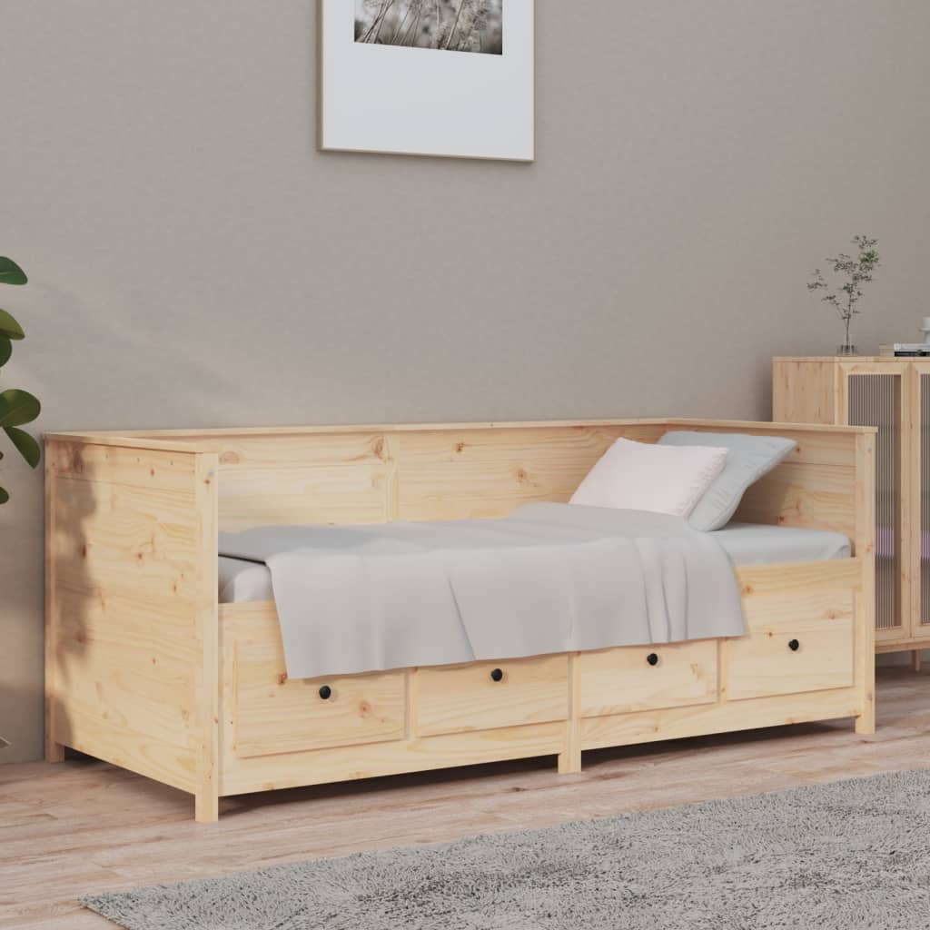 Lit Superposé En Pin Massif 90x190 Cm - Sans Matelas, Design Sûr Avec Garde-corps, Pour Petits Espaces - 10