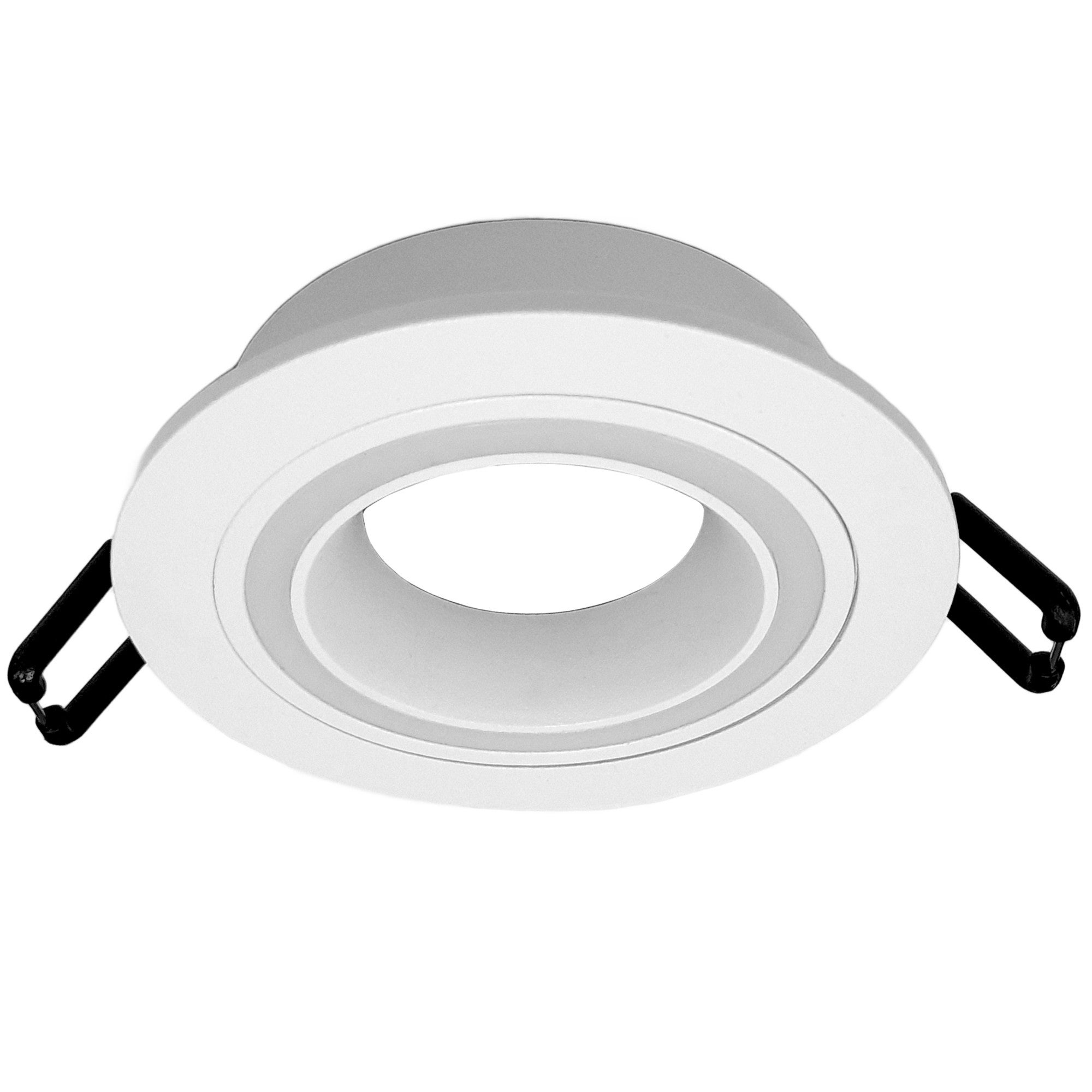 Oprawa sufitowa wpuszczana podtynkowa Falco biała 1xMR16x10W okrągła IP20 wym: 2,5 x 9,2 x 9,2 cm aluminium Polux - 2